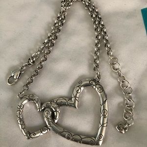 Interlocking heart necklace